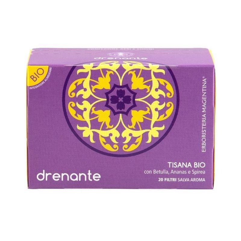 Tisana Biologica Drenante con 20 Filtri
