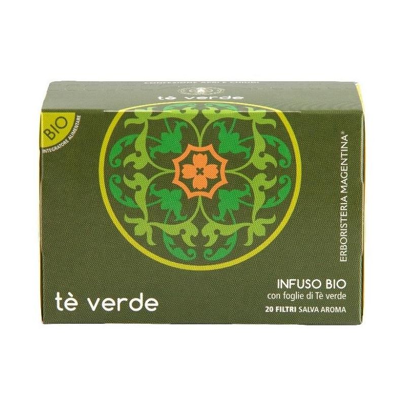 Tisana Biologica al Tè Verde con 20 Filtri