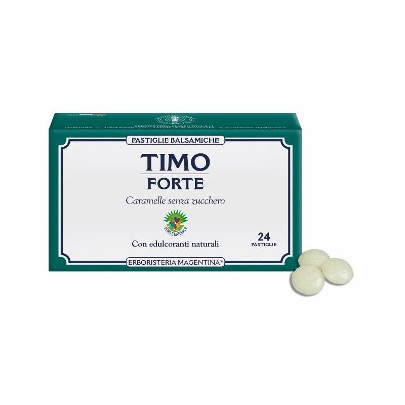 Pastiglie Balsamiche Forti al Timo - 24 Pezzi
