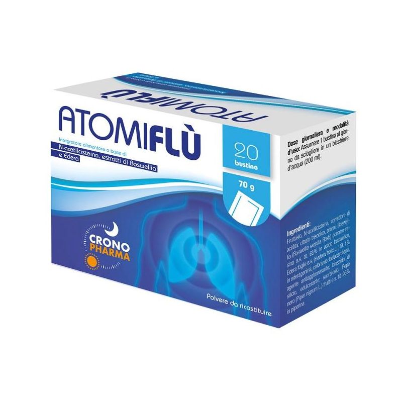 Atomiflu' - Confezione da 20 Bustine Effervescenti