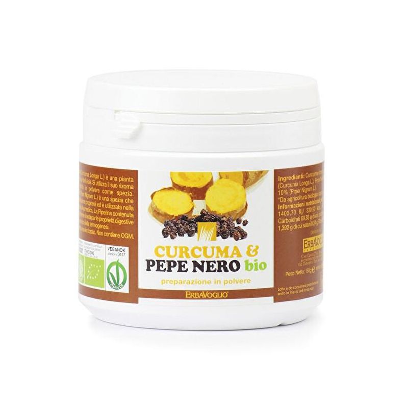 Curcuma e Pepe Nero Biologici 150g
