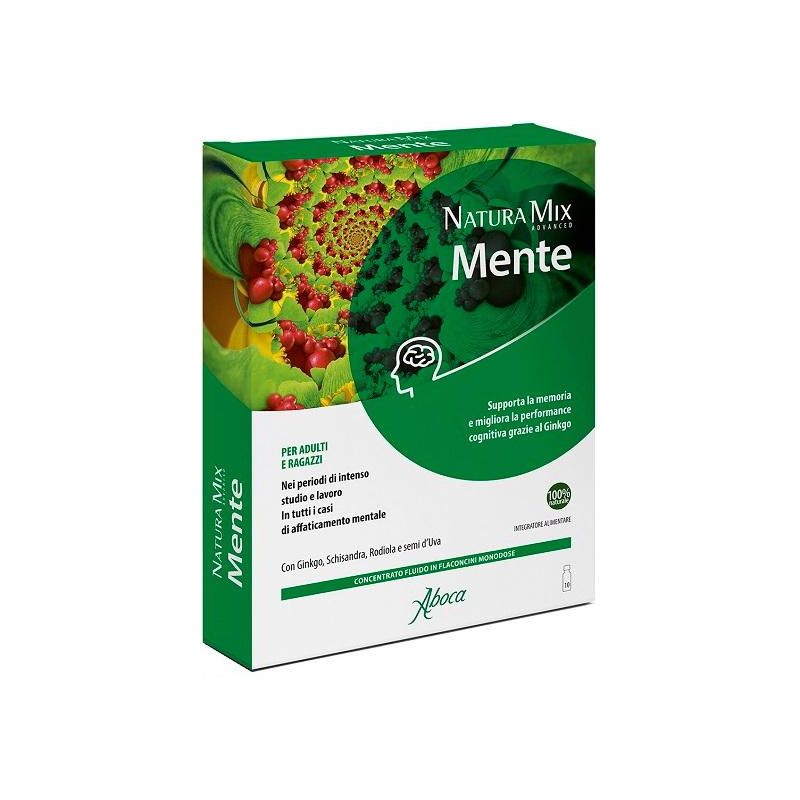Natura Mix Advanced Mente - 10 Fiale Energetiche