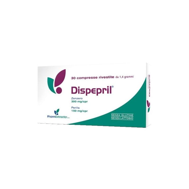 Dispepril - Rivestite Compresse per la Digestione, Confezione da 30