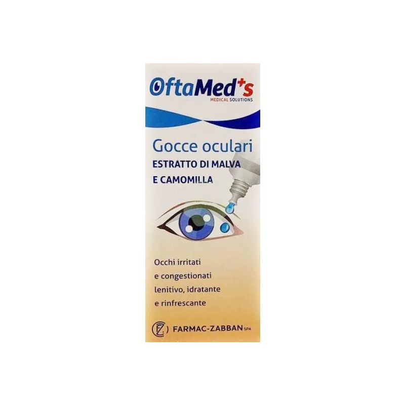 Oftamed's Gocce Oculari con Camomilla e Malva - 10ml