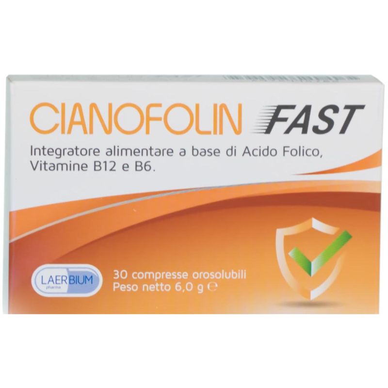 Cianofolin Fast Orosolubili - Confezione da 30 Compresse