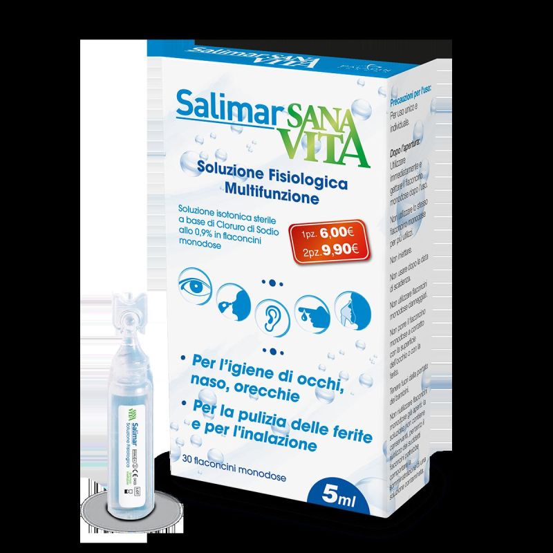 Sanavita Soluzione Fisiologica in 30 Flaconcini Monodose