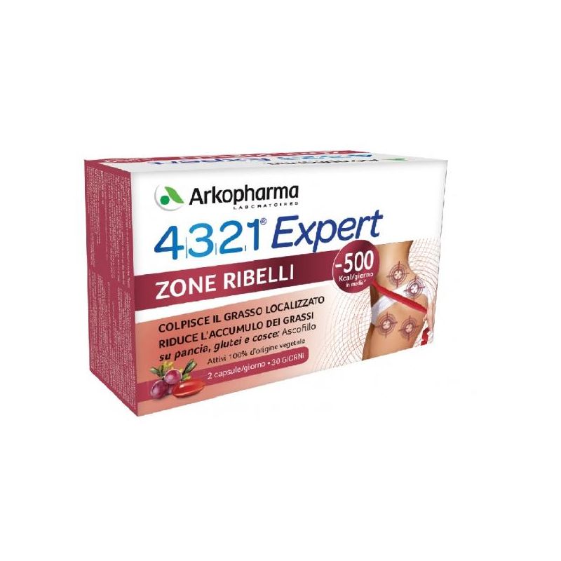 Arkopharma 4321 Slim Zone Advance - Capsule Dimagranti Ribelli 60 cps