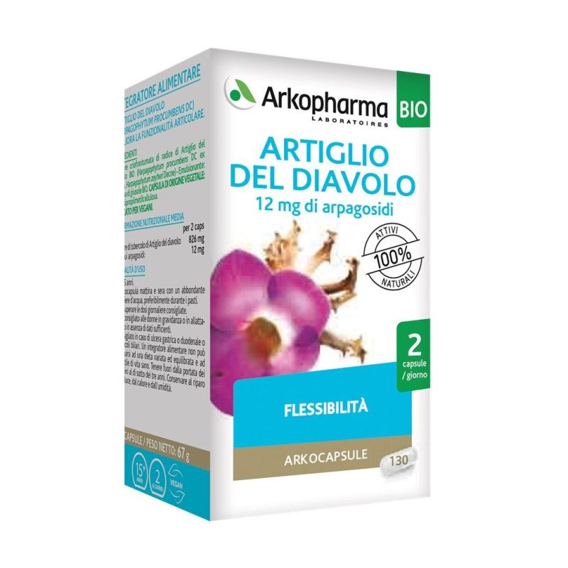 Arkopharma Artiglio Del Diavolo Bio - 130 Capsule