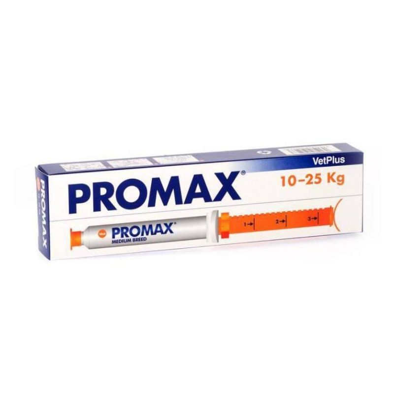 Promax Mangime Complementare di Tripla Azione 18 ml per Cani di Taglia Media