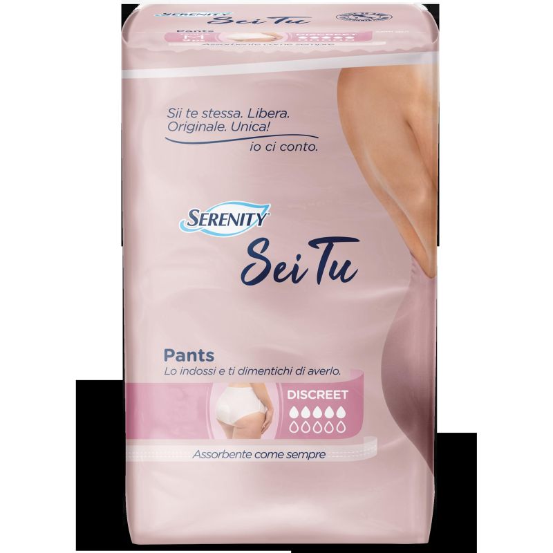 Serenity Advance Discreet Panty, Taglia Media - Pacco da 12 Pezzi