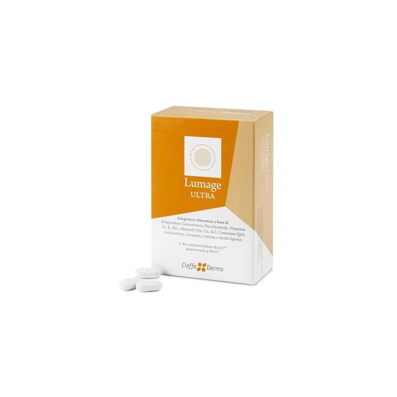 Lumage Ultra - Compresse Antiossidanti Avanzate, Confezione da 40