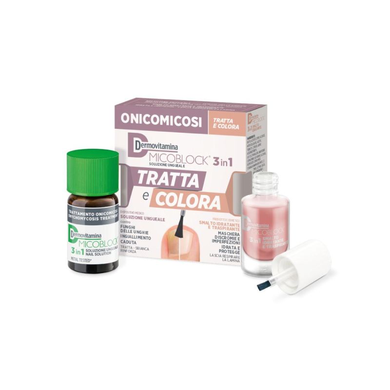 Dermovitamina Micoblock - Soluzione Ungueale Anidetica 7ml con Smalto 5ml