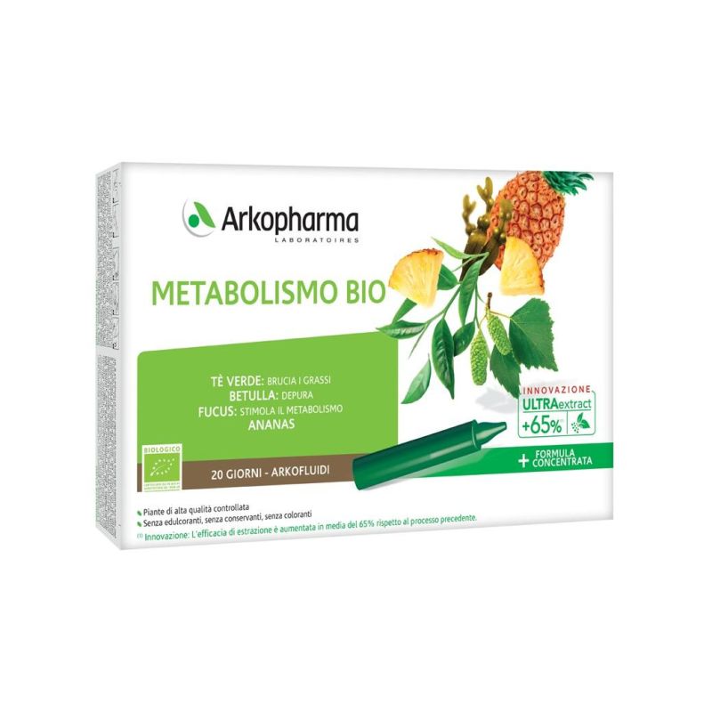Arkopharma Arkofluidi Bio Metabolic Booster - 20 Fiale