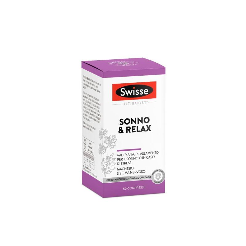 Swisse Compresse per il Sonno e il Relax - Confezione da 50