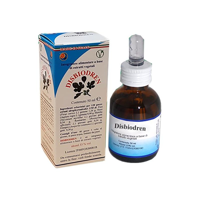 Disbiodren Gocce Digestive - Integratore Naturale 50ml