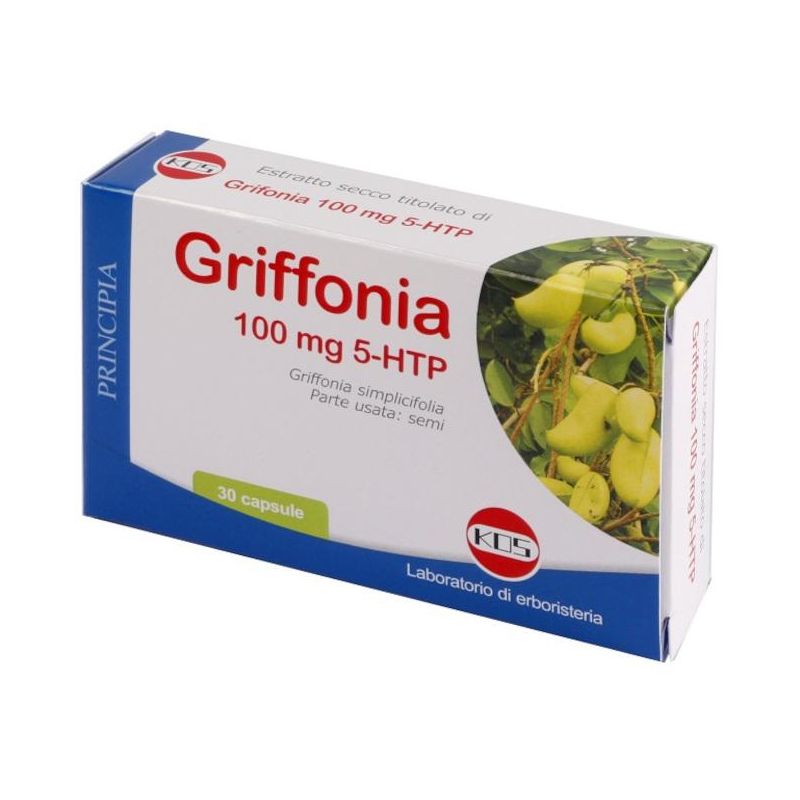 Kos - 5-HTP Griffonia 100mg - Confezione da 30 Capsule
