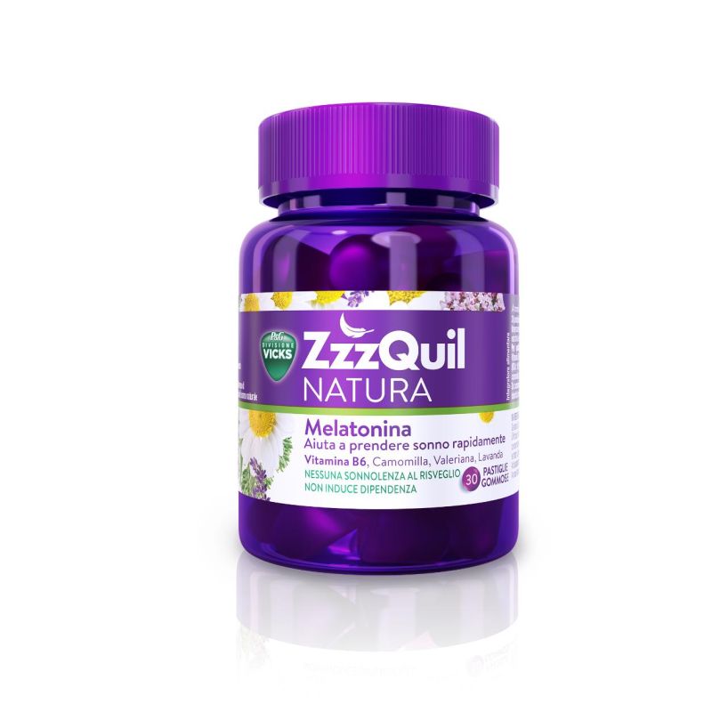 ZzzQuil Natura: Pastiglie Gommose Naturali per il Sonno - Confezione da 30
