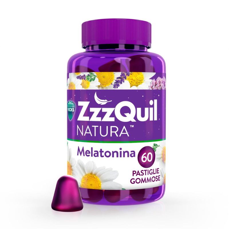 ZzzQuil NATURA - Pastiglie Gommose per il Sonno - 60 Pezzi