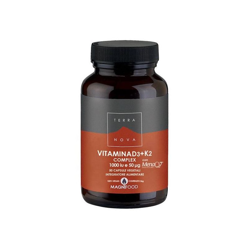 Terranova Vitamina D3 e K2 Complex - 50 Capsule