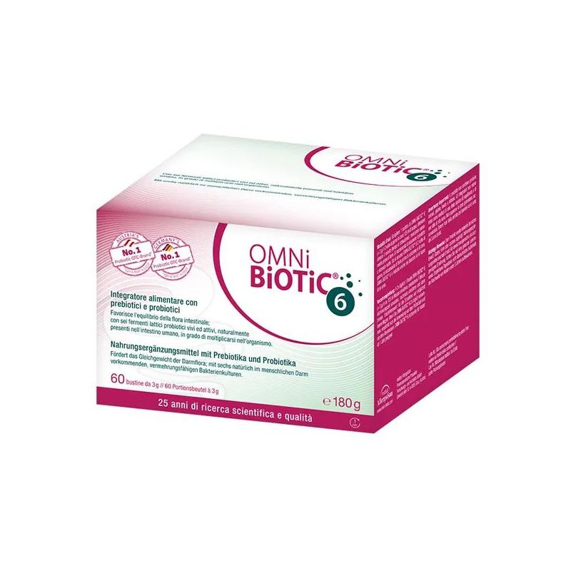 Omni Biotic 6 Polvere - 60 Bustine per la Salute dell'Intestino