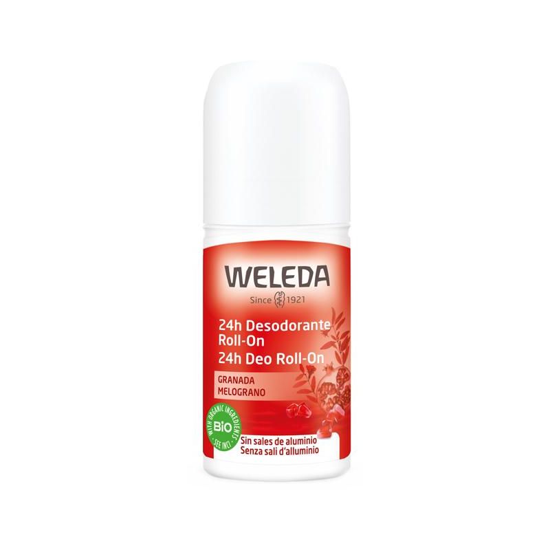 Weleda Deodorante Roll-On Melograno 24 Ore, 50ml
