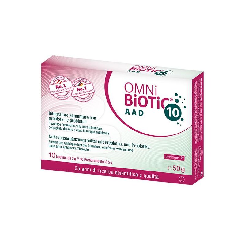 Omni Biotic 10 AAD - 10 Bustine per il Benessere Intestinale