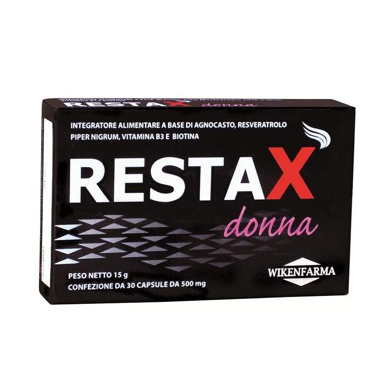 Restax - Integratore Alimentare per Donne, 30 Capsule