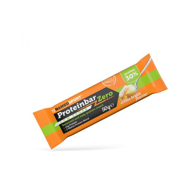 Barretta Proteica Named Sport Zero - Sapore Creme Brulee, 50g
