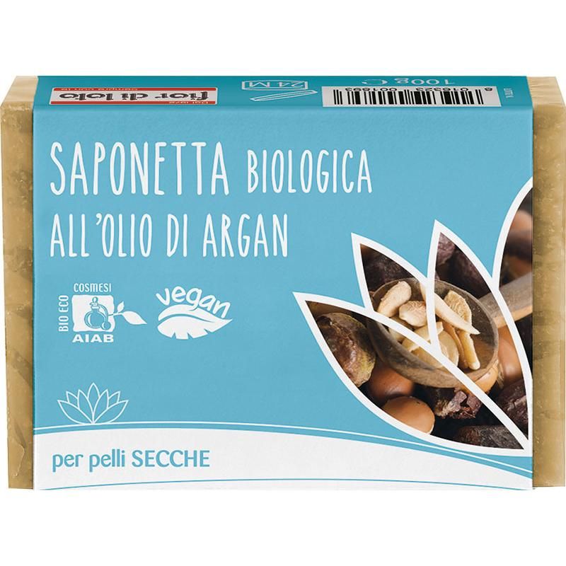Saponetta Fior Di Loto con Olio di Argan Puro - 100g