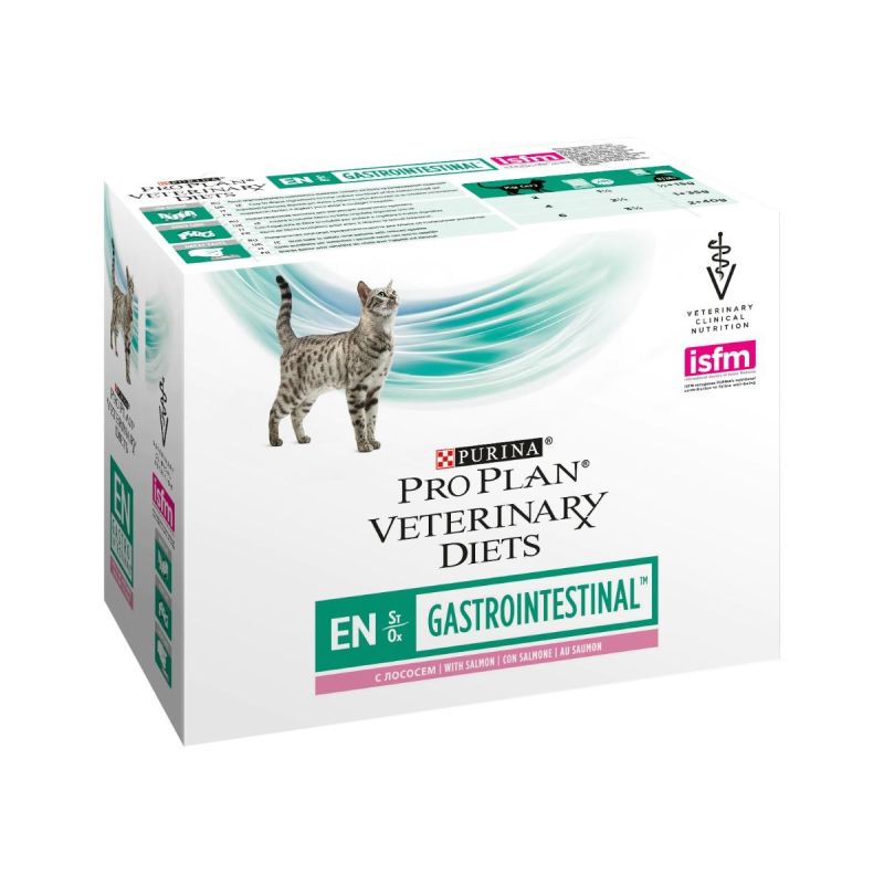 Purina Pro Plan Veterinary Diets Bustine di Salmone Multipack per Gatti