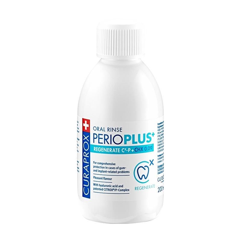 Curaprox Perio Plus+ Regenerate Mouthwash con CHX 0,09% - 200ml