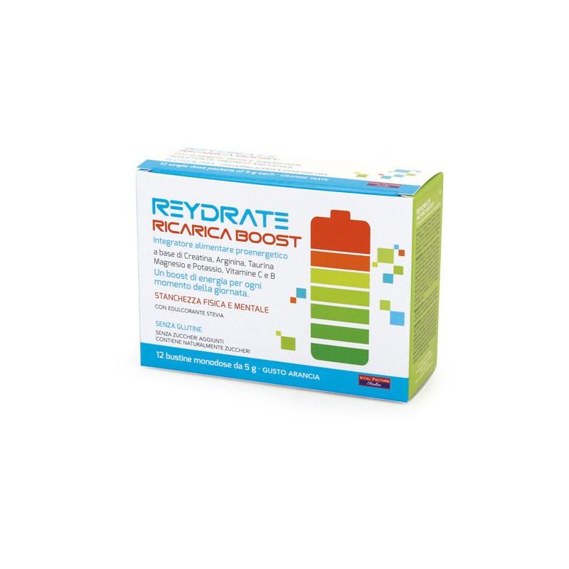 Reydrate Boost Ricarica: Pacchetto da 12 Bustine per Idratazione Intensa