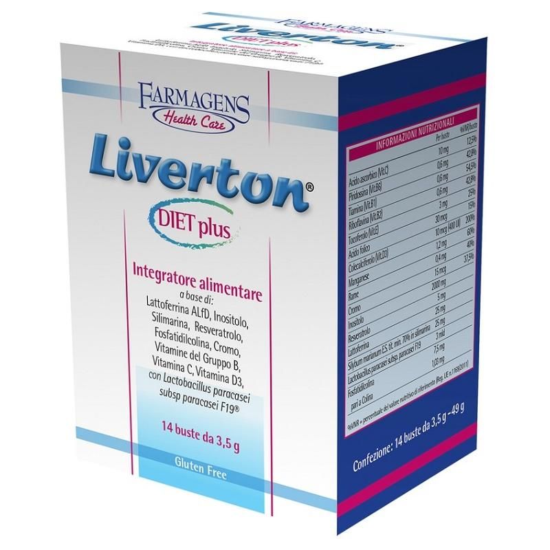 Liverton Plus: Dieta Integrata con 14 Bustine