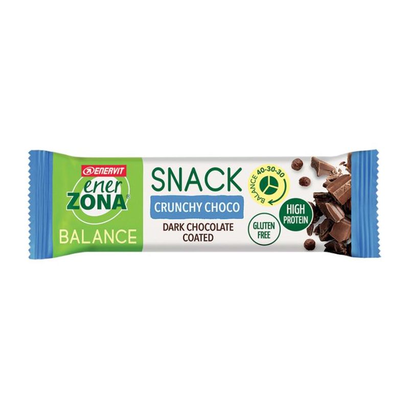 Barretta Enerzona Crunchy Choco Snack da 33g