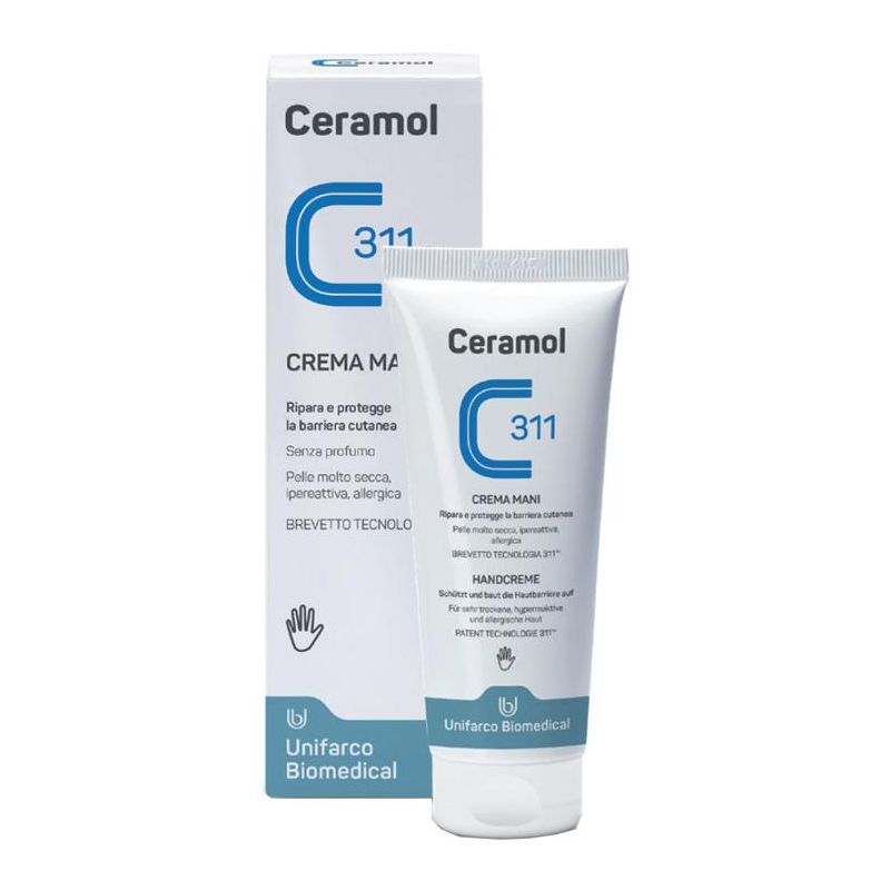Ceramol Crema Idratante per Mani, 100ml