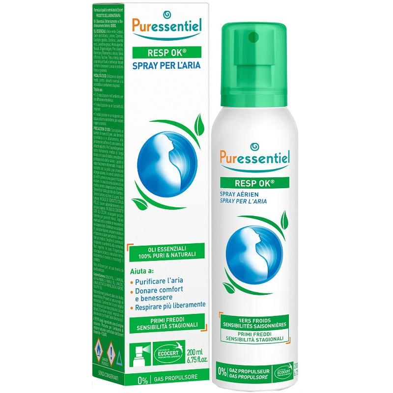 Puressentiel Resp Ok - Spray Aromatizzante per l'Aria, 200ml