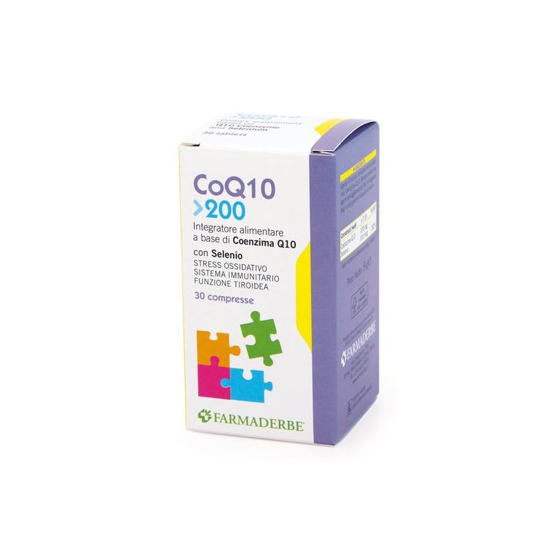 CoQ10 Potente Antiossidante 200mg - Confezione da 30 Compresse