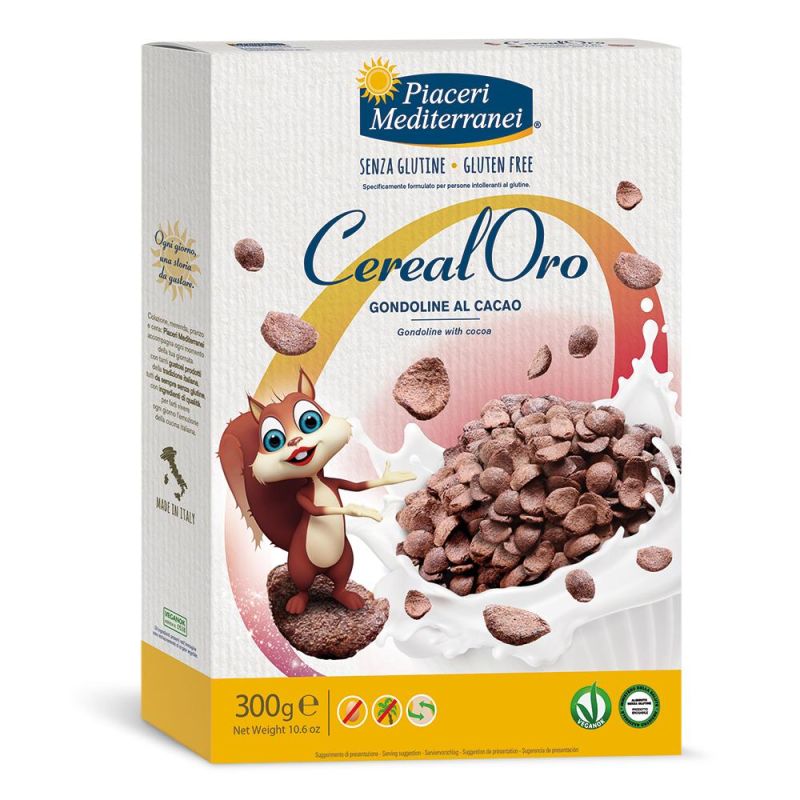 Gondoline al Cacao Piaceri Mediterranei - Confezione da 300g