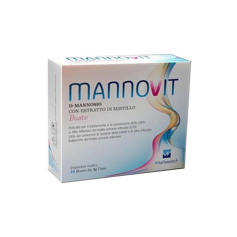 Mannovit - Confezione da 14 Buste per la Salute Digestiva