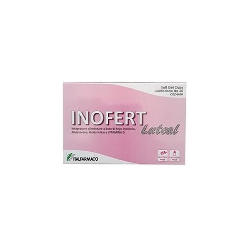 Inofert Luteal 20 Capsule Soft Gel per la Salute Femminile