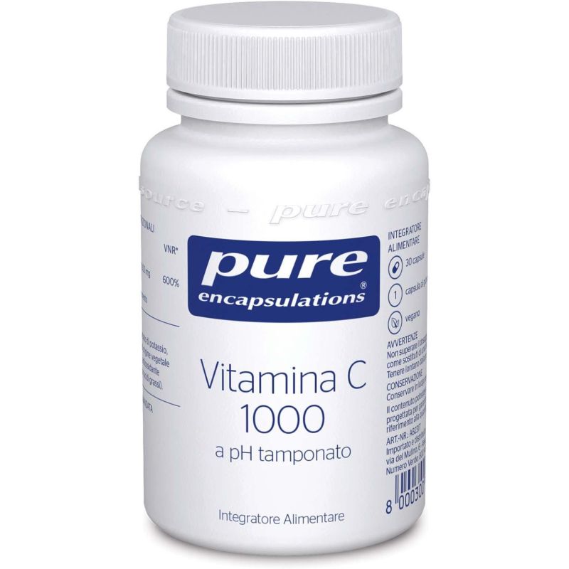 Pure Encapsulations - Vitamina C ad Alta Potenza 1000mg - 30 Capsule
