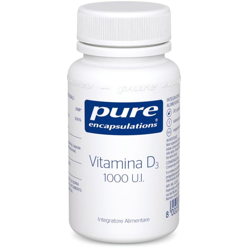 Pure Encapsulations - Vitamina D3 Alta Qualità, 30 Capsule