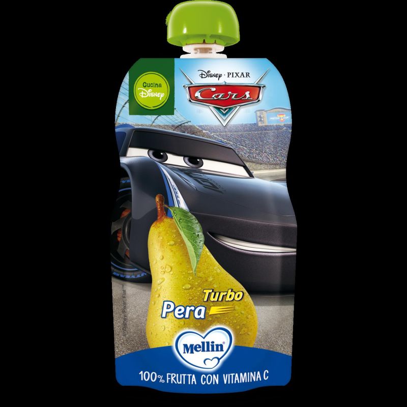 Mellin Disney Pera Pouch Merenda deliziosa da 110g