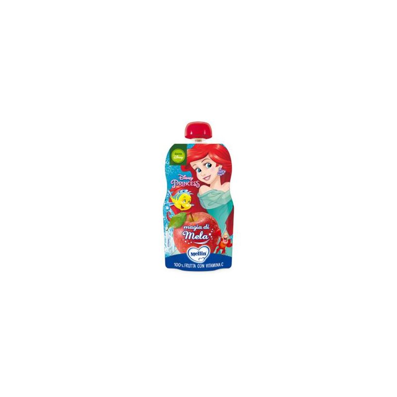 Mellin Disney Merenda di Mela - Alimento per Bambini dai 9 Mesi - 110g