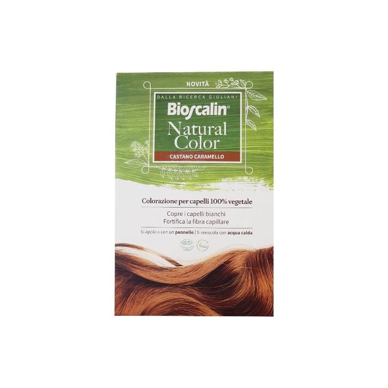 Bioscalin Natural Color Tinta Capelli Castano Caramello 70g