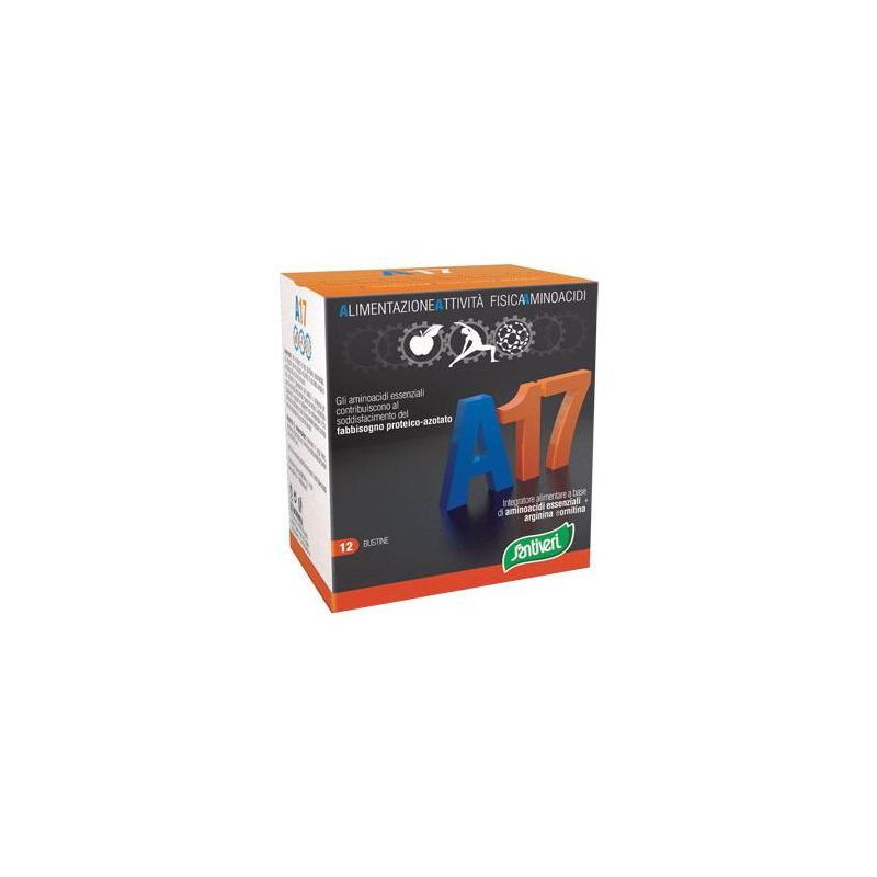 Santiveri A17 - Bustine di Aminoacidi Essenziali - Confezione da 12