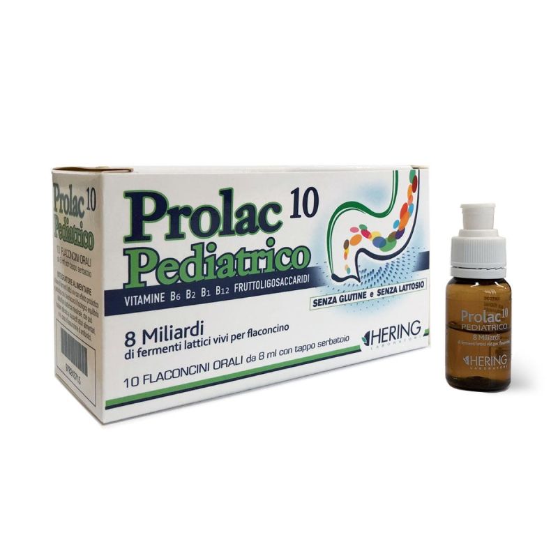 Prolac 10 Pediatrico - Confezione da 10 Flaconcini per Bambini