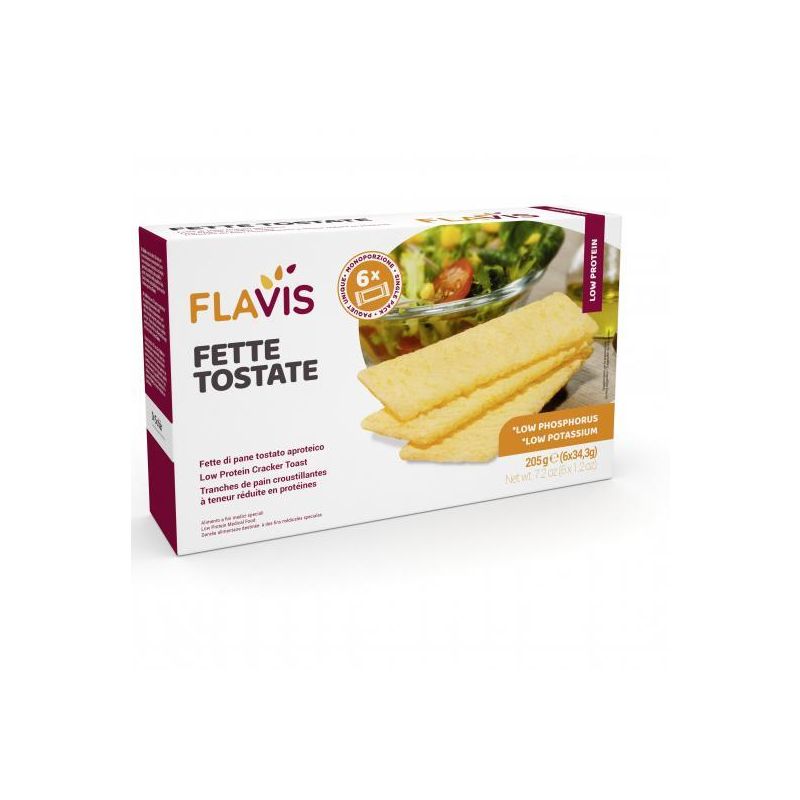 Mevalia Flavis - Fette Tostate Aproteiche 205g