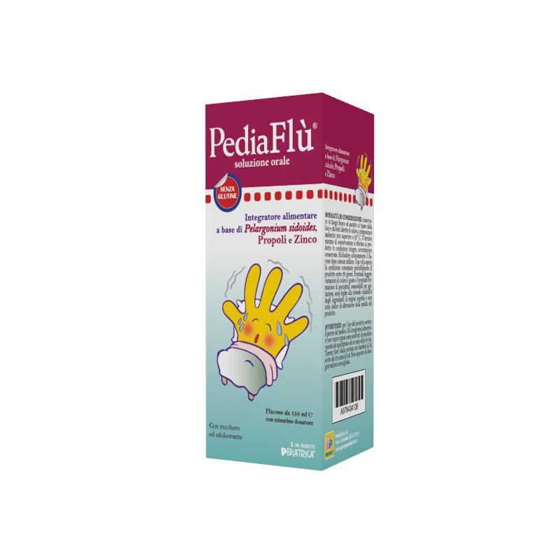 Pedialyte Soluzione Elettrolitica per Bambini, Supporto Influenza, 150ml