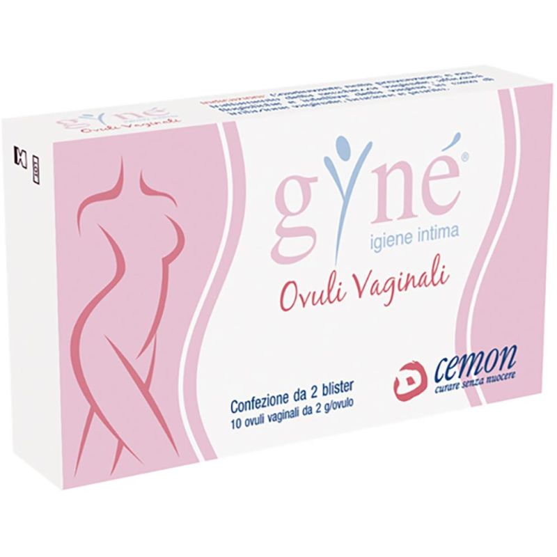 Gyne' Ovuli Vaginali per il Trattamento Femminile - Confezione da 10 Pezzi